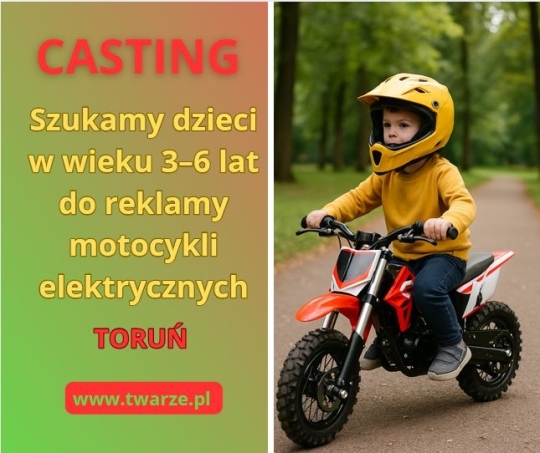 Szukamy dzieci, które potrafią utrzymać równowagę na rowerze